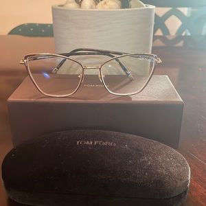 Tom Ford blue light glasses. Style FT5740-B.